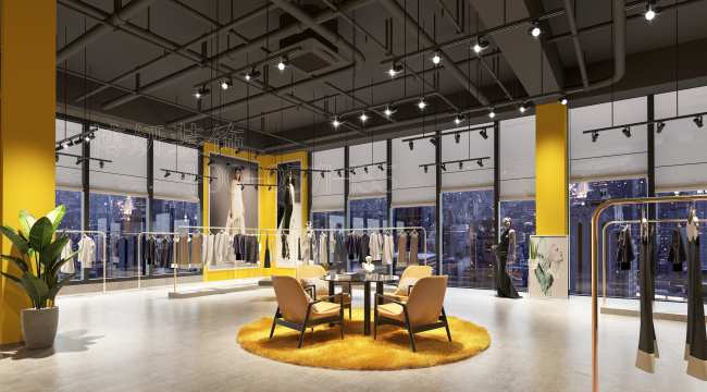 服装企业办公室装修设计