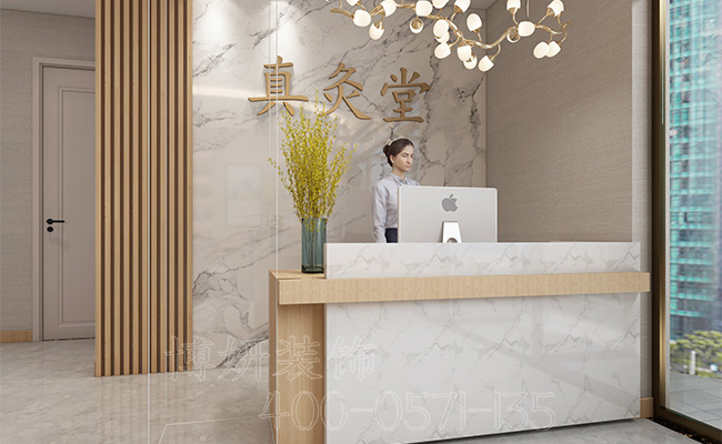 艾灸馆装修设计_案例图 - 合肥装修公司|合肥装修设计|合肥公装公司